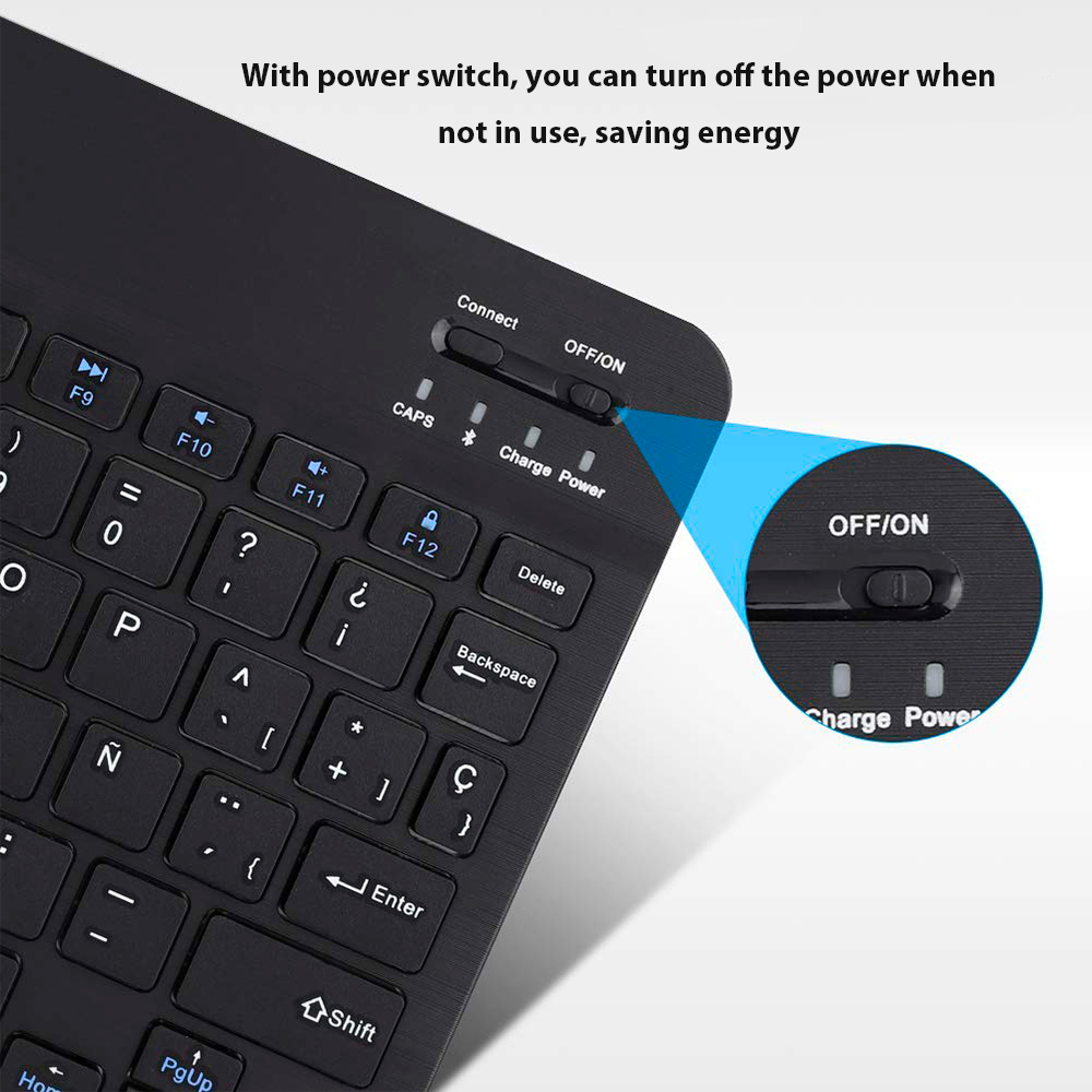 Bluetooth Wireless Keyboard Fo - Windows Tablet Accessories reseña y precio