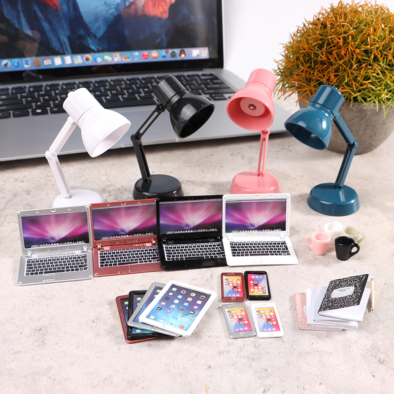 1:12 Dollhouse Miniature Lapto - Tablet Accessories Set reseña y precio