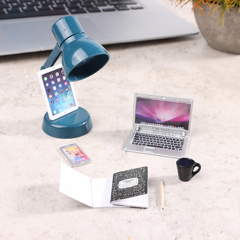1:12 Dollhouse Miniature Lapto - Tablet Accessories Set reseña y precio