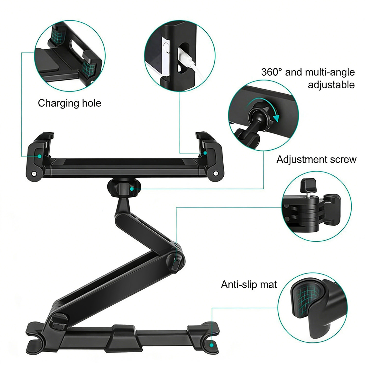 Car mounted rear pillow holder - Toddler Tablet Accessories reseña y precio