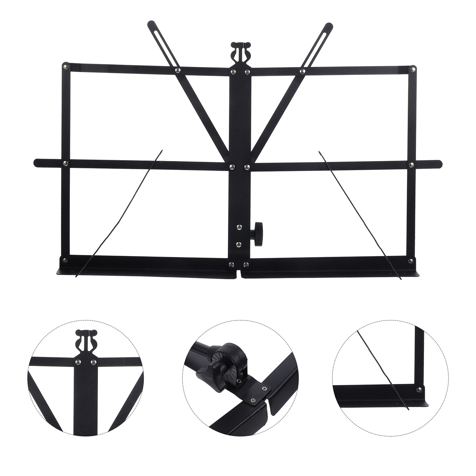 Foldable Music Stand Portable  - Tablet Stand Adjustable reseña y precio