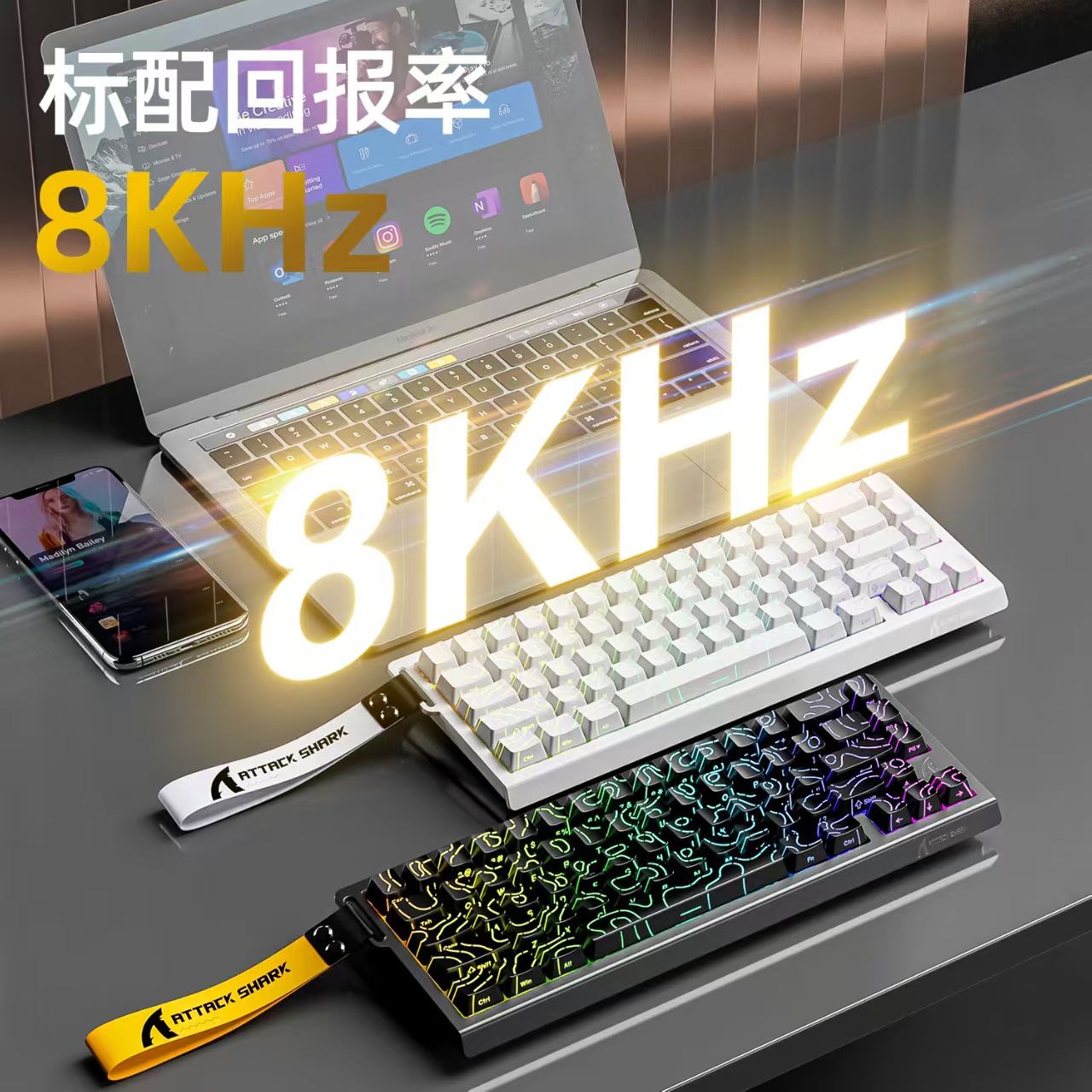 ATTACK SHARK X68HE Magnetic Me - Tablet Accessories Uk reseña y precio