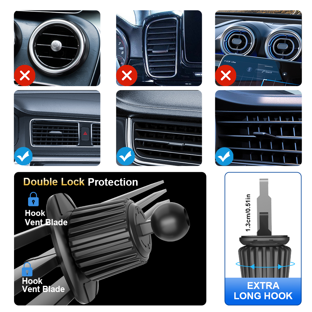 Universal Car Air Vent Tablet  - Tablet Accessories Samsung reseña y precio